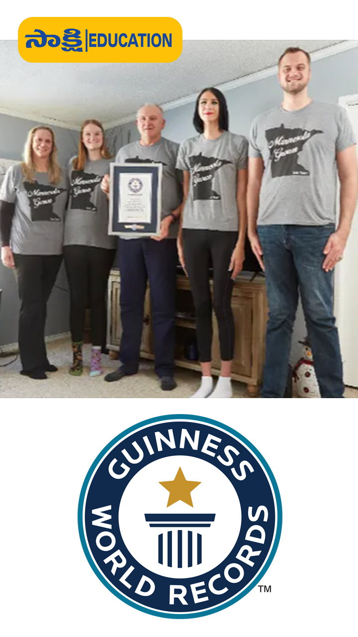The Trapp family has an average height of 6 feet, 8 inches, according to a news release.