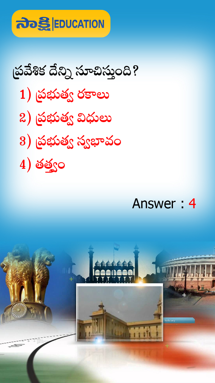 Indian Polity Bitbank for Civils, APPSC and TSPSC Groups Exam