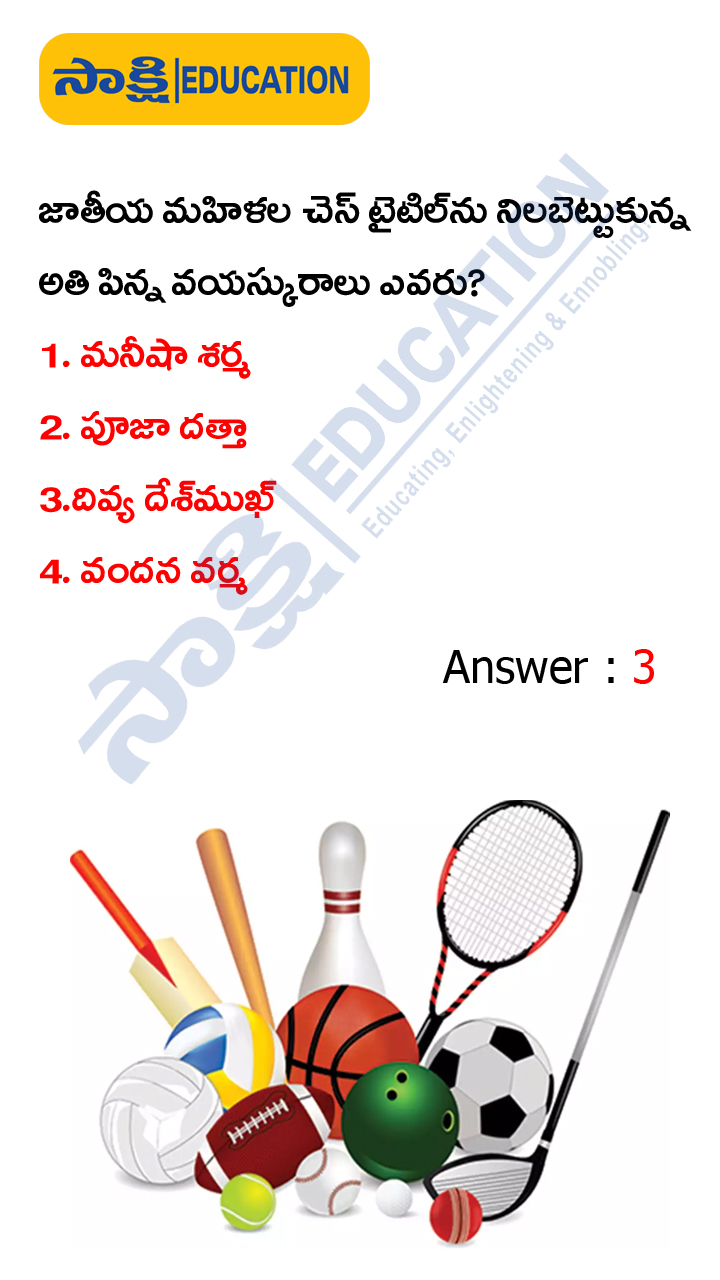 Sports: Weekly Current Affairs Quiz in Telugu (JAN 01 to 07, 2023)