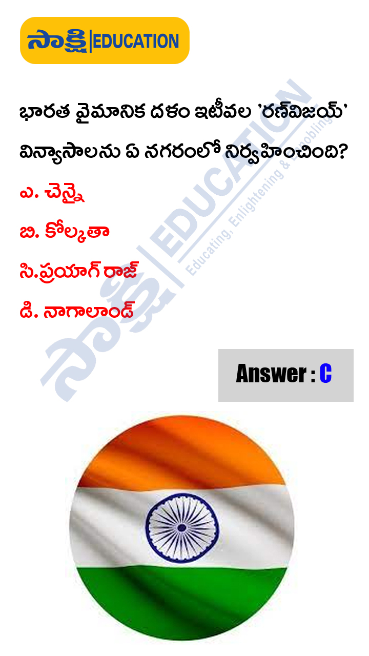 National: Weekly Current Affairs Quiz in Telugu (June 25 to 30, 2023)
