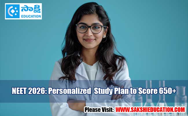 Neet 2026 personalized study plan to score 650