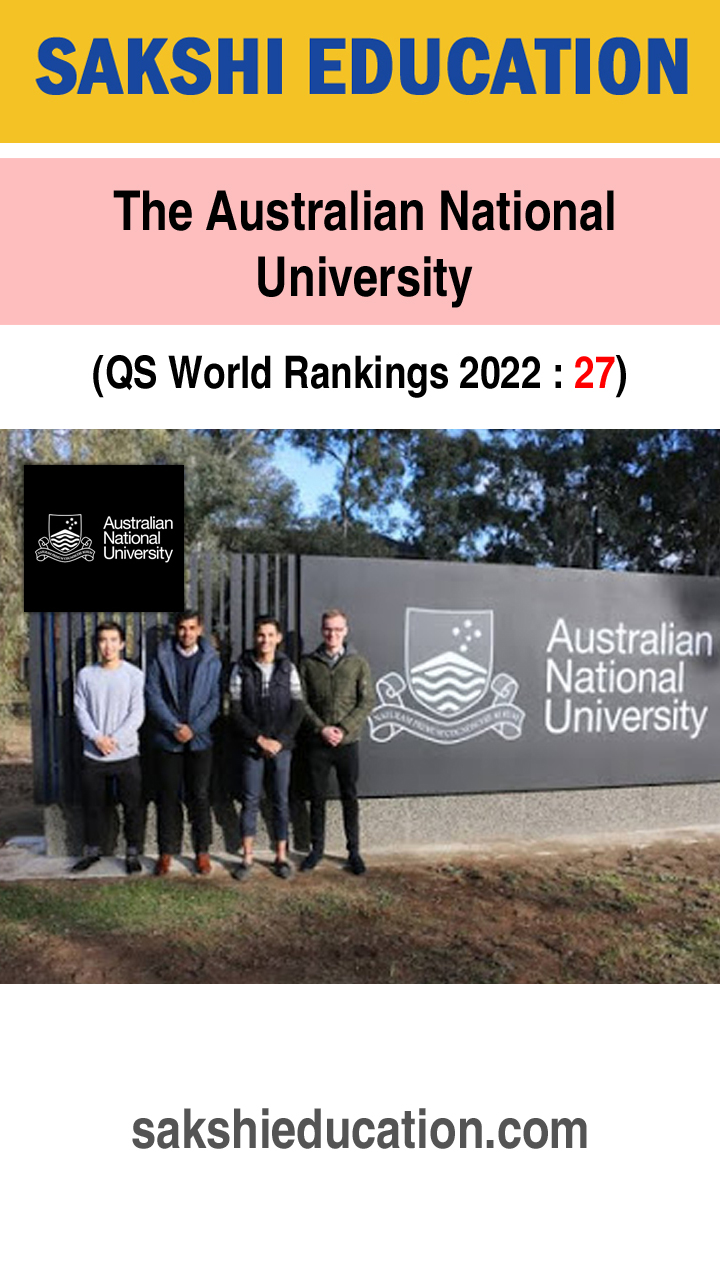 1. The Australian National University  (Acton Campus, Canberra Australia)
