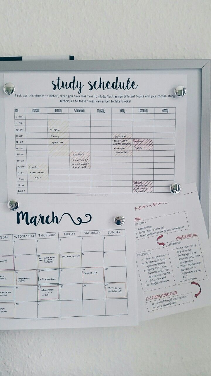 1. CREATE A STUDY PLAN