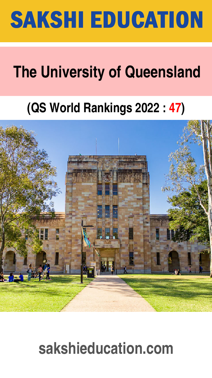 5. The University of Queensland   ( St Lucia Campus, Brisbane City Australia )