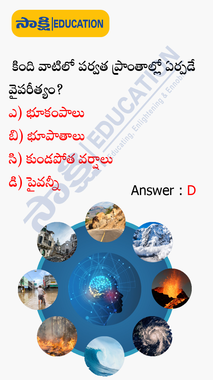 Disaster: Disaster Management Bitbank for Civils,APPSC and TSPSC Group Exams 