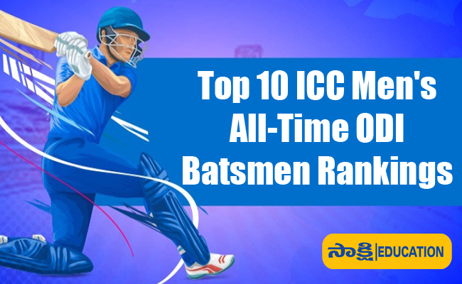 Top 10 Icc Mens All Time Odi Batsmen Rankings 0947