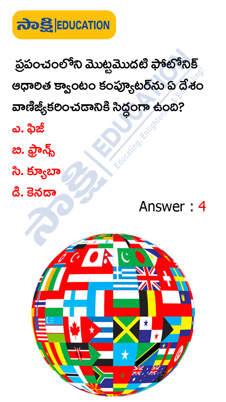 International: Weekly Current Affairs Quiz in Telugu (JAN 29 to FEB 04, 2023)