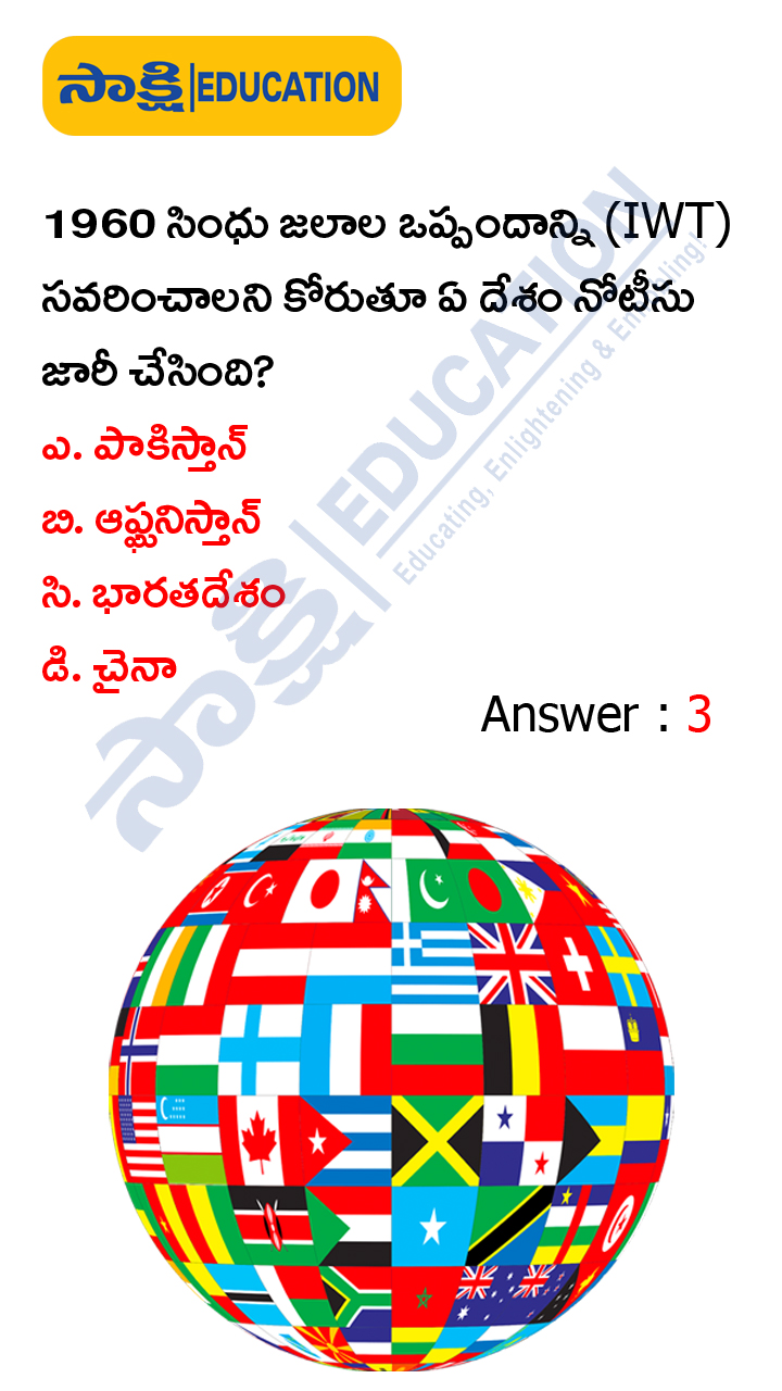 International: Weekly Current Affairs Quiz in Telugu (JAN 29 to FEB 04, 2023)