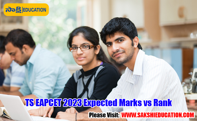 TS EAMCET 2023 Marks Vs Expected Rank