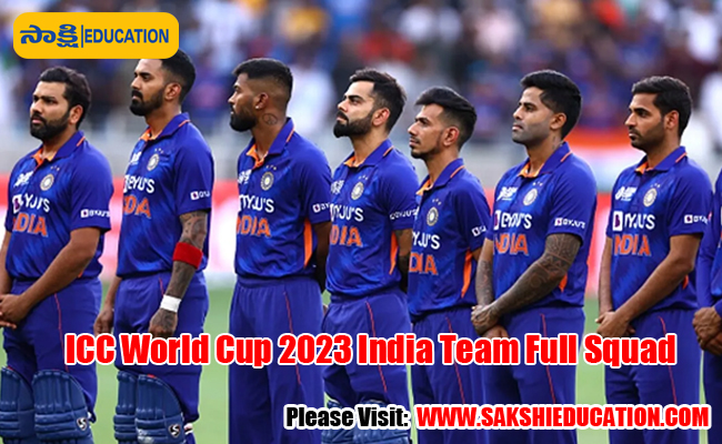india team icc world cup 2023 squad