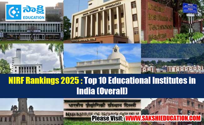Nirf rankings 2025 top 10 overall institutes in india revealed