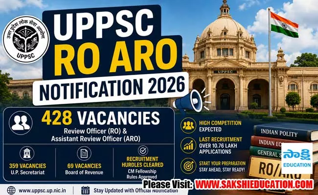 Uppsc ro aro notification 2026 soon 428 ro aro vacancies eligibility ...