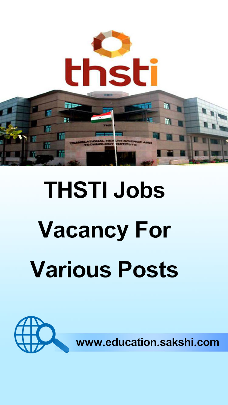 THSTI Jobs Vacancy For Various Posts	<br/>	Last Date: 21/12/21